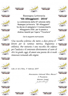 Gli Albeggianti 2016 - Bookstore