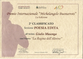 Premio Michelangelo Buonarroti 2016 - Bookstore