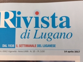 inserto promozionale sul settimanale "Rivista di Lugano" - Bookstore