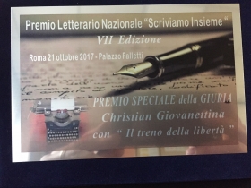 targa di Scriviamo Insieme - Bookstore