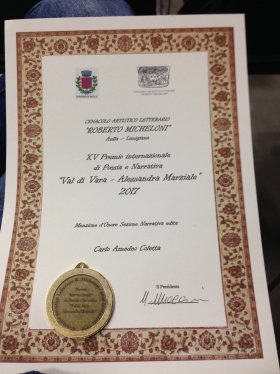 premio internazionale "Val di Vara - Alessandra Marziale, XV edizione" - Bookstore