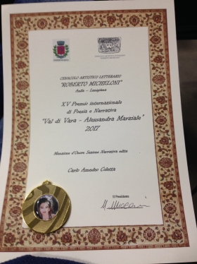 premio internazionale "Val di Vara - Alessandra Marziale, XV edizione" 2 foto - Bookstore