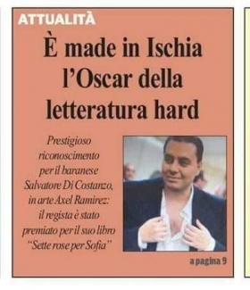 articolo quotidiano "Il Golfo" premio "Italian Porn Awards" 2 foto - Bookstore