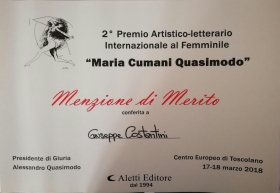 Premio Maria Cumani Quasimodo - Bookstore