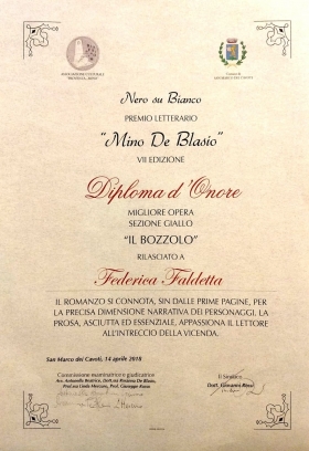 premio letterario Mino De Blasio...diploma d'onore foto 4 - Bookstore
