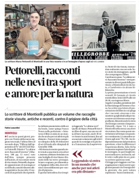 Articolo nella pagina cultura e spettacoli del quotidiano Libertà di Piacenza - Bookstore