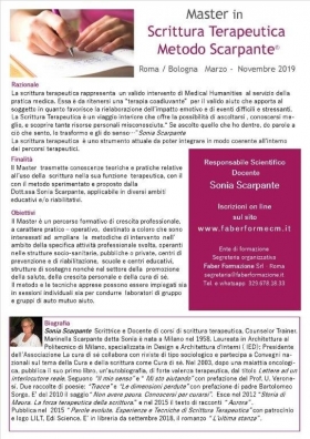 Master in scrittura terapeutica - Bookstore